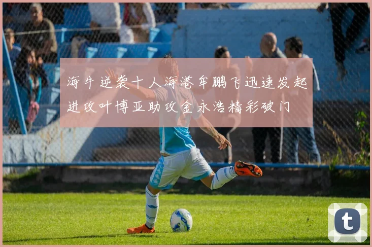 海牛逆袭十人海港牟鹏飞迅速发起进攻叶博亚助攻金永浩精彩破门
